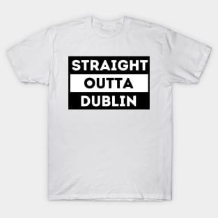 Straight outta dublin (dublin, ireland, save zoo, elephant, save dublin zoo, zoo, dublin zoo, dublin facemask, dublin city, dublin pride, dublin love) T-Shirt